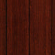 Jovert Bamboo Roll-Up Chair Mat, Dark Cherry, With Lip, 55"x57"