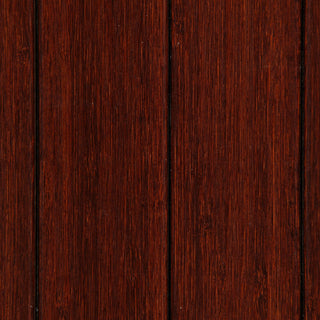 Jovert Bamboo Roll-Up Chair Mat, Dark Cherry, With Lip, 55"x57"