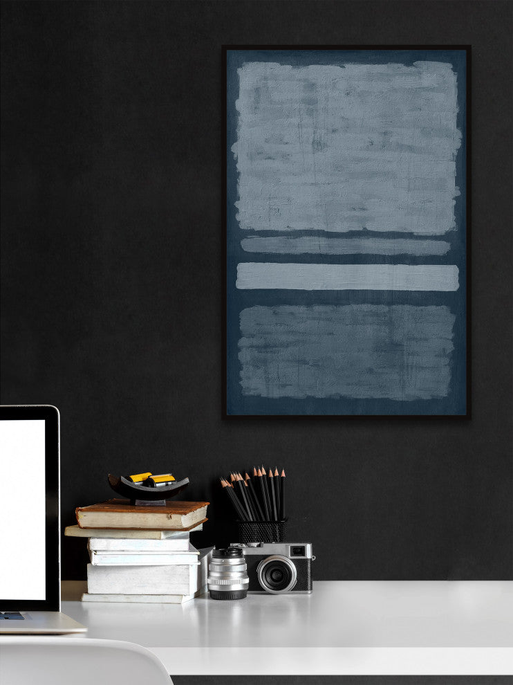 "Narrow Lanes" Floater Framed Painting Print on Canvas, 40x60