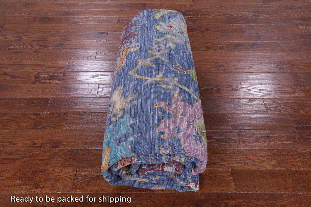 10' 1" X 13' 11" Turkish Oushak Handmade Rug - Q15677