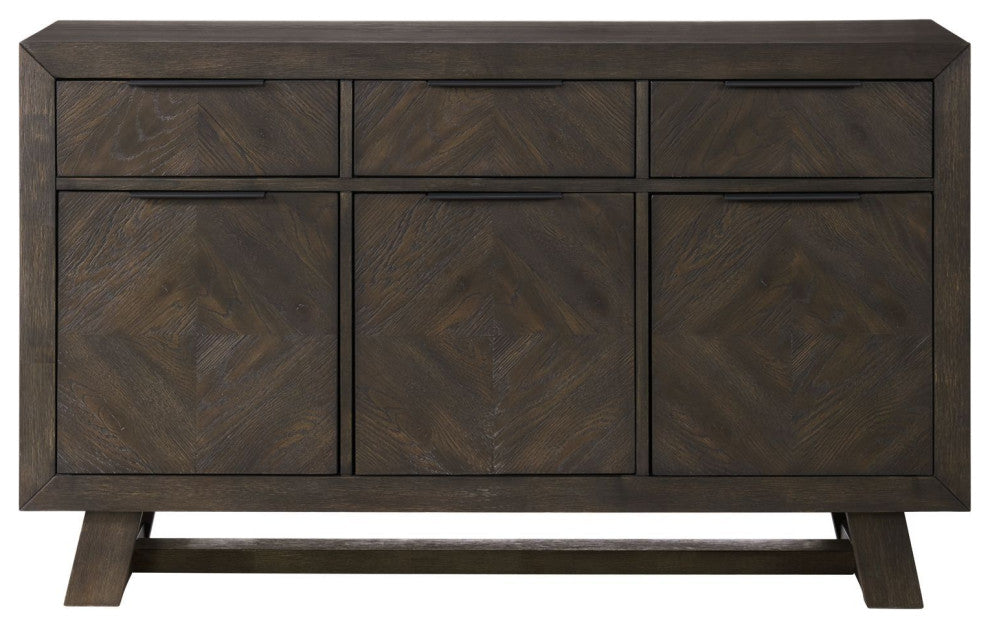 Hearst 56" Wide Server, Reclaimed Chevron