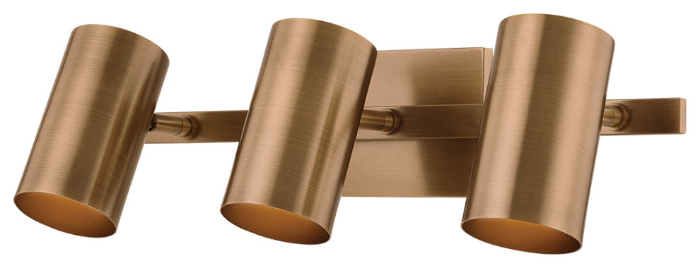 Troy Lighting Rueben Bath and Vanity Light, Patina Brass, 19"Lx19"Wx6.25"H