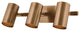 Troy Lighting Rueben Bath and Vanity Light, Patina Brass, 19"Lx19"Wx6.25"H