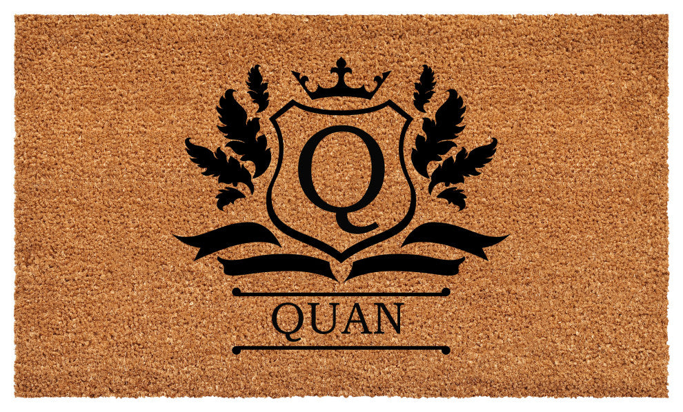 Calloway Mills Imperial Doormat, Letter Q