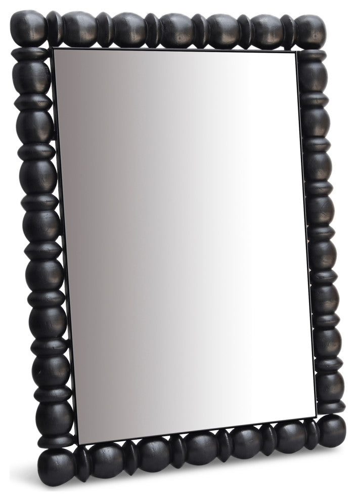 Aubrey Mirror, Black, 26" W x 2" D x 36" H