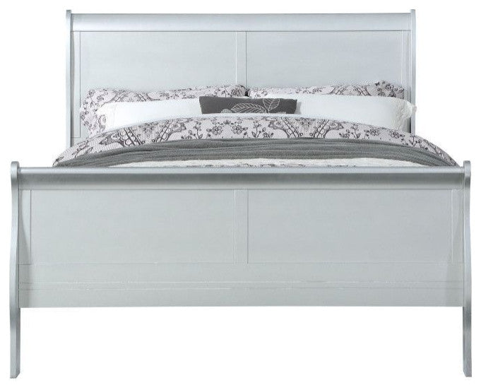 Acme Louis Philippe Eastern King Bed Platinum