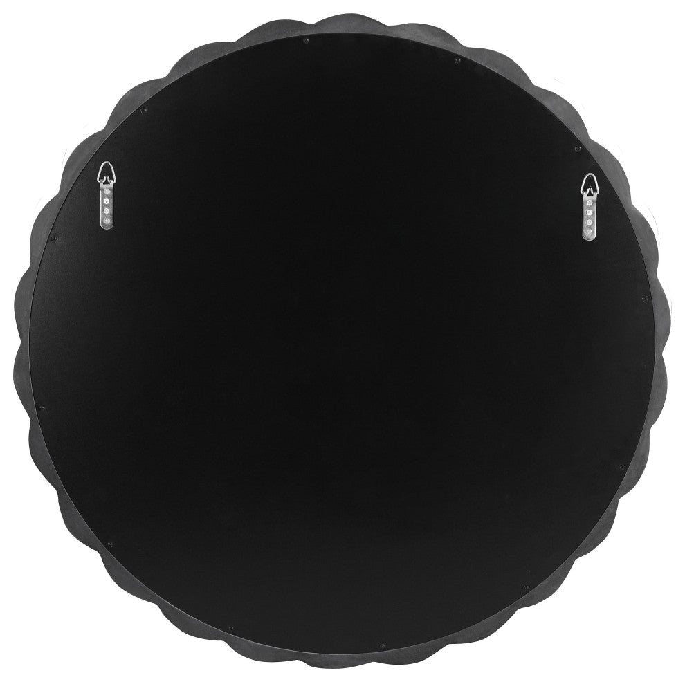 Agnes Mauve Round Mirror - Mauve