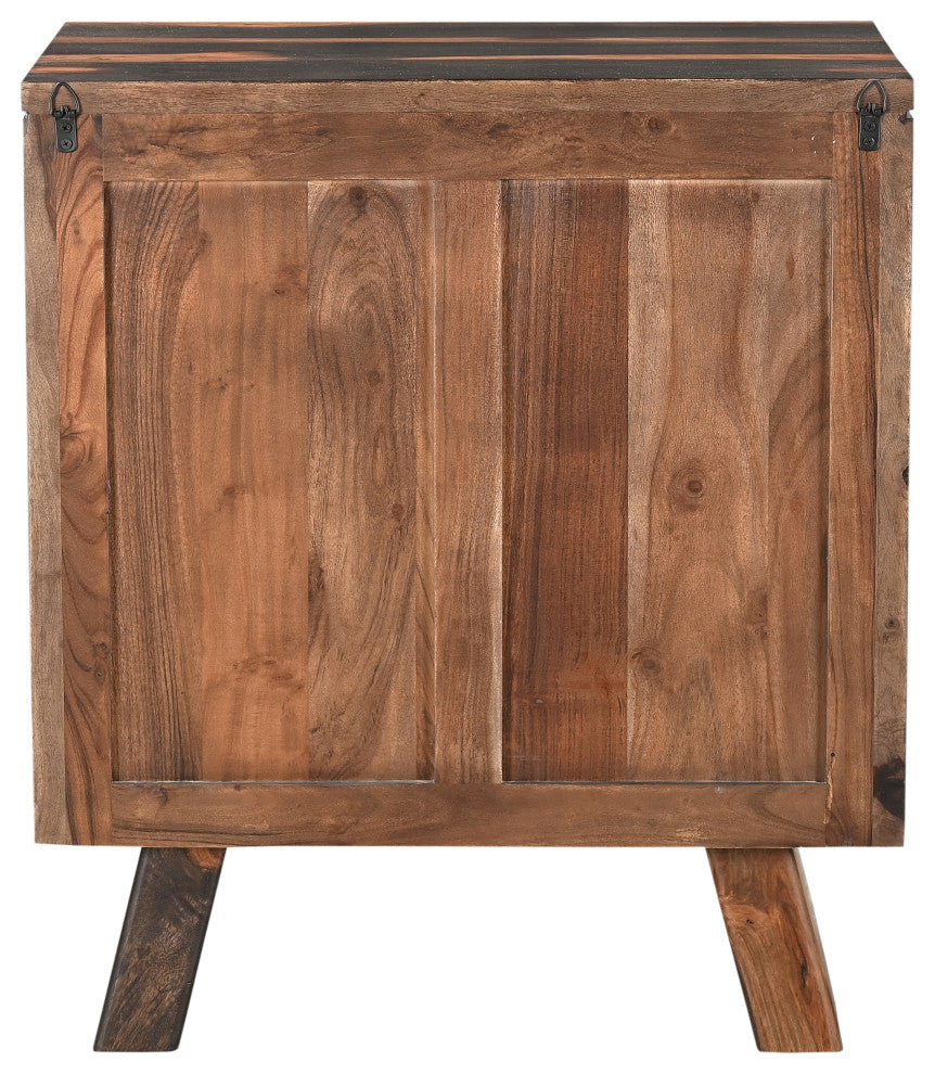 Aubrey 3-drawer Live Edge Wood Nightstand