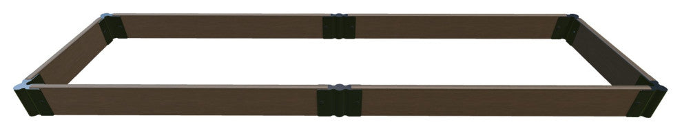 Uptown Brown 2' X 8' X 5.5" Raised Garden Bed - 1" Profile