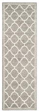 Safavieh Amherst Amt422R Outdoor Rug, Dark Grey/Beige, 2'3" X 11'0"