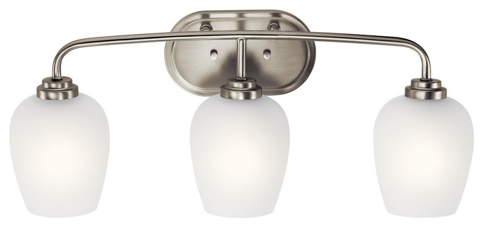 Kichler Valserrano 3 Light Bath Light in Brushed Nickel