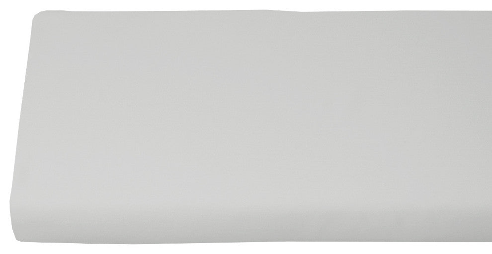 600 TC Solid 100% Bamboo Viscose Fitted Sheet, White, Cal-King