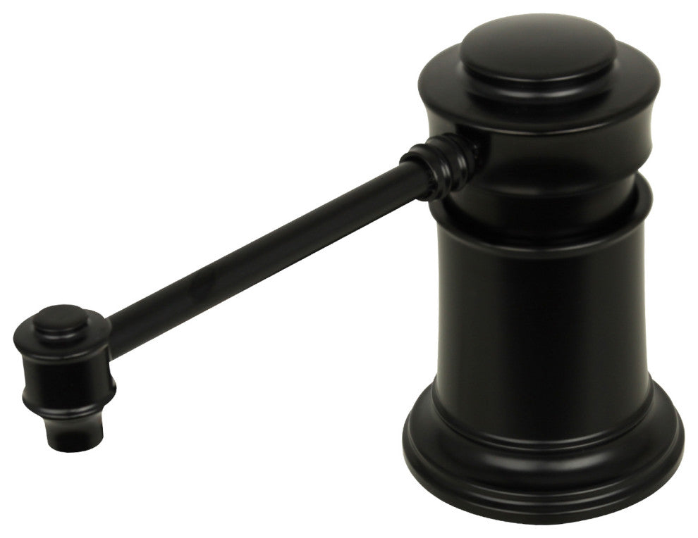 Built, Copper Soap Dispenser Refill from Top With 17oz Bottle, Matte Black