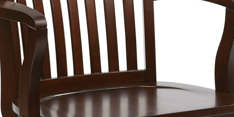 Ergonomic Office Desk Chair with Adjustable Height and Locking Tilt, Espresso