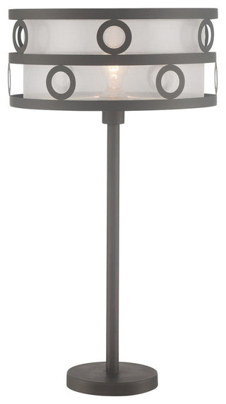 Lavinia Table Lamp in Burnished Bronze