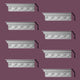 Ornate Cornice White Urethane Hastings On Hudson  8 Pieces Totaling 768" Length