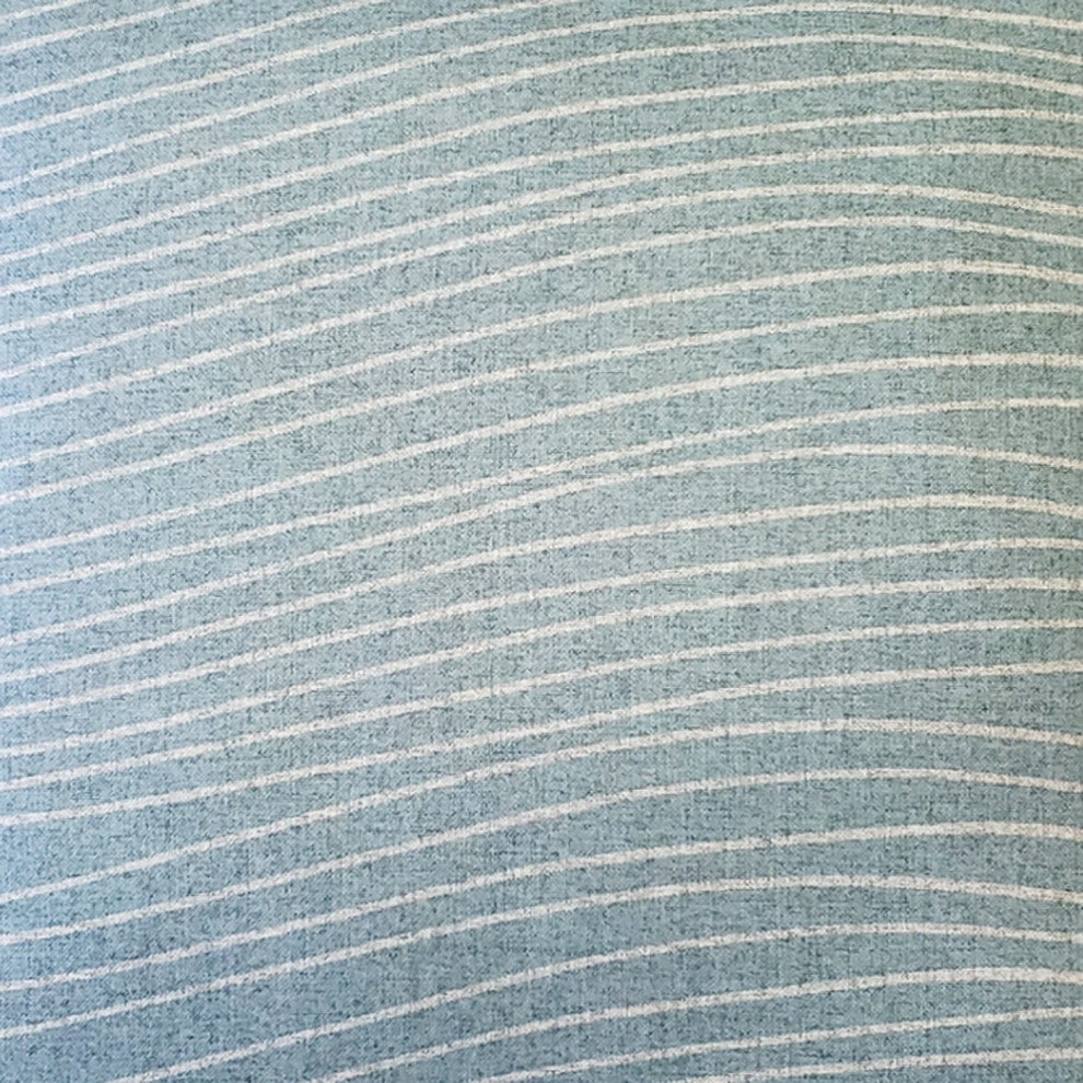 Meraki Paradiso Blue Throw Pillow 19x19, with Polyfill Insert