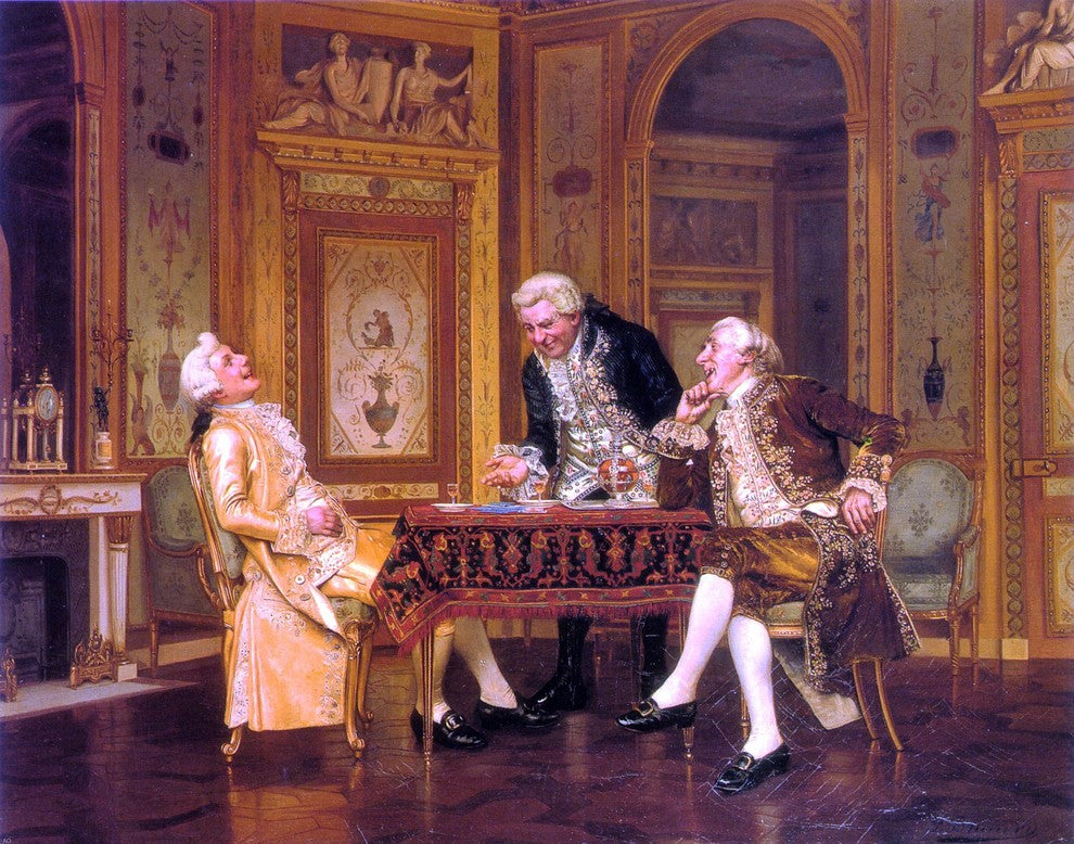 Francois Brunery An Amusing Retort, 20"x25" Gallery Wrapped Canvas Print
