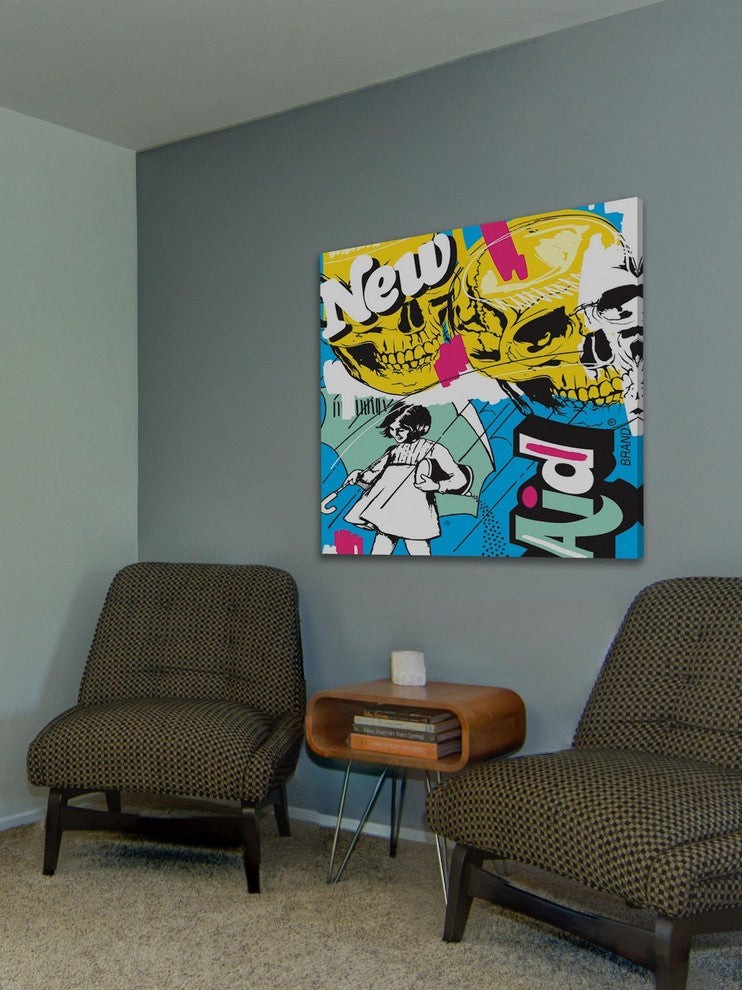 "New Aid" Print on Canvas