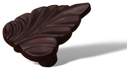 Oil Rubbed Bronze RKI Leaf Knob, RKICK202RB