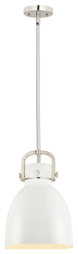 Innovations Lighting 710-1S-PN-M712-10W-LED Bell 1 Light 10" Mini Pendant