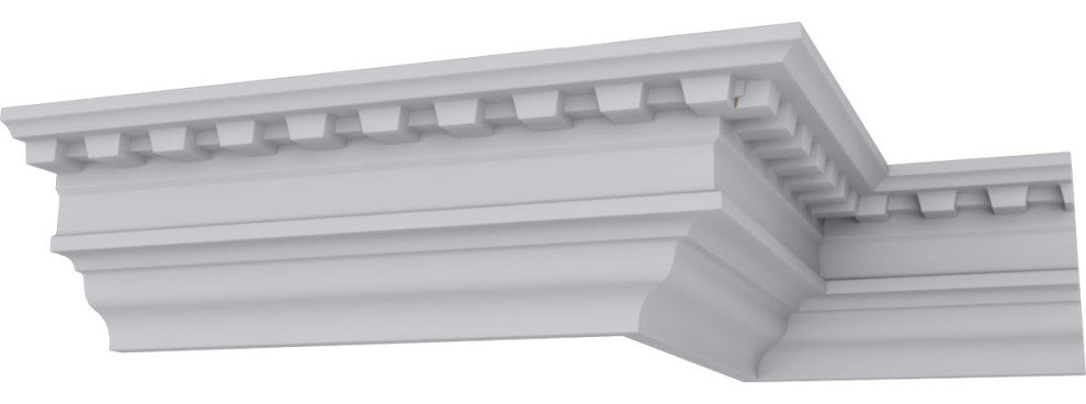 3 3/8"H x 3 3/8"P x 4 3/4"F x 94 1/2"L Devon Crown Moulding
