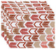 Arrow, Geometric Print Placemat, Taupe (Set of 4), 18 x 14"