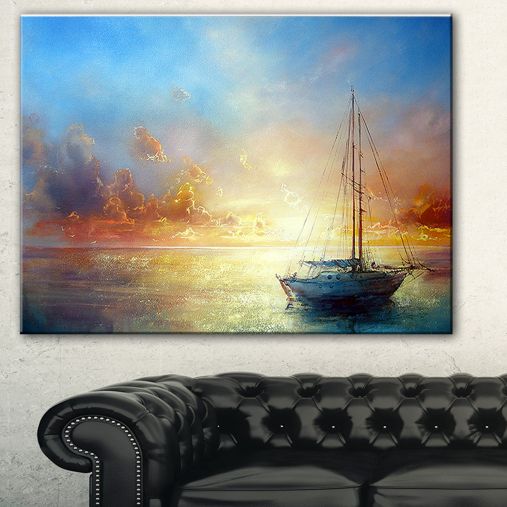 "Seascape Pier" Canvas Print