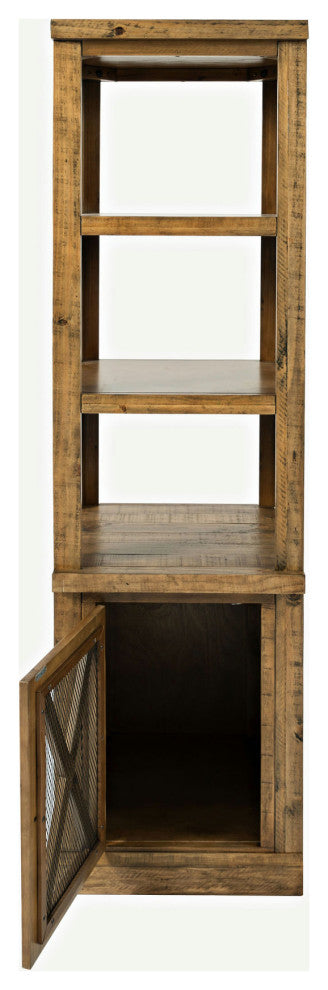 Telluride Rustic Distressed Pine Two Pier and Bridge Set