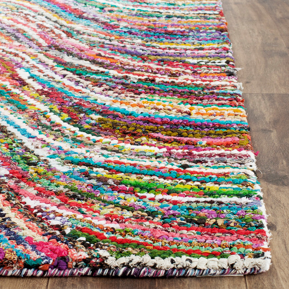 Safavieh Nantucket Collection NAN511 Rug, Multi, 4' Round