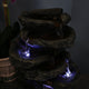 Sunnydaze 6 Tier Stone Falls Tabletop Indoor Water Fountain With LED, 15"