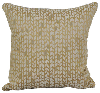 17" Jacquard Throw Pillows With Inserts, Set of 4, Banyan Camel