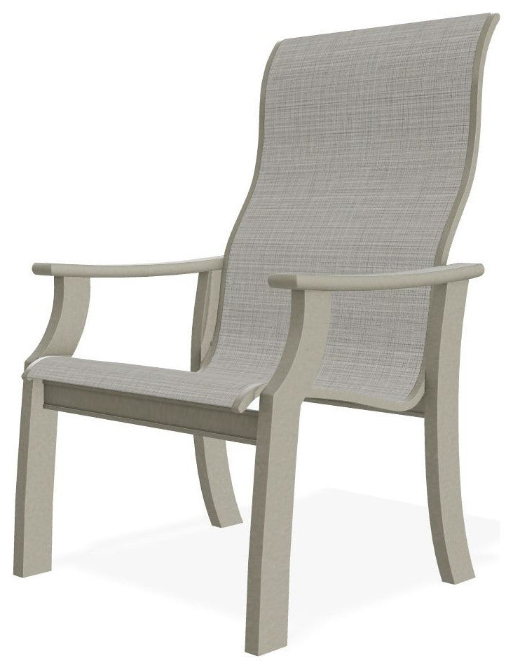 St. Catherine Sling Outdoor Armchair, Deacon/Storm