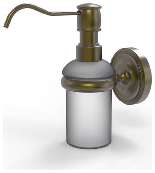 Prestige Regal Wall Mounted Soap Dispenser, Antique Brass