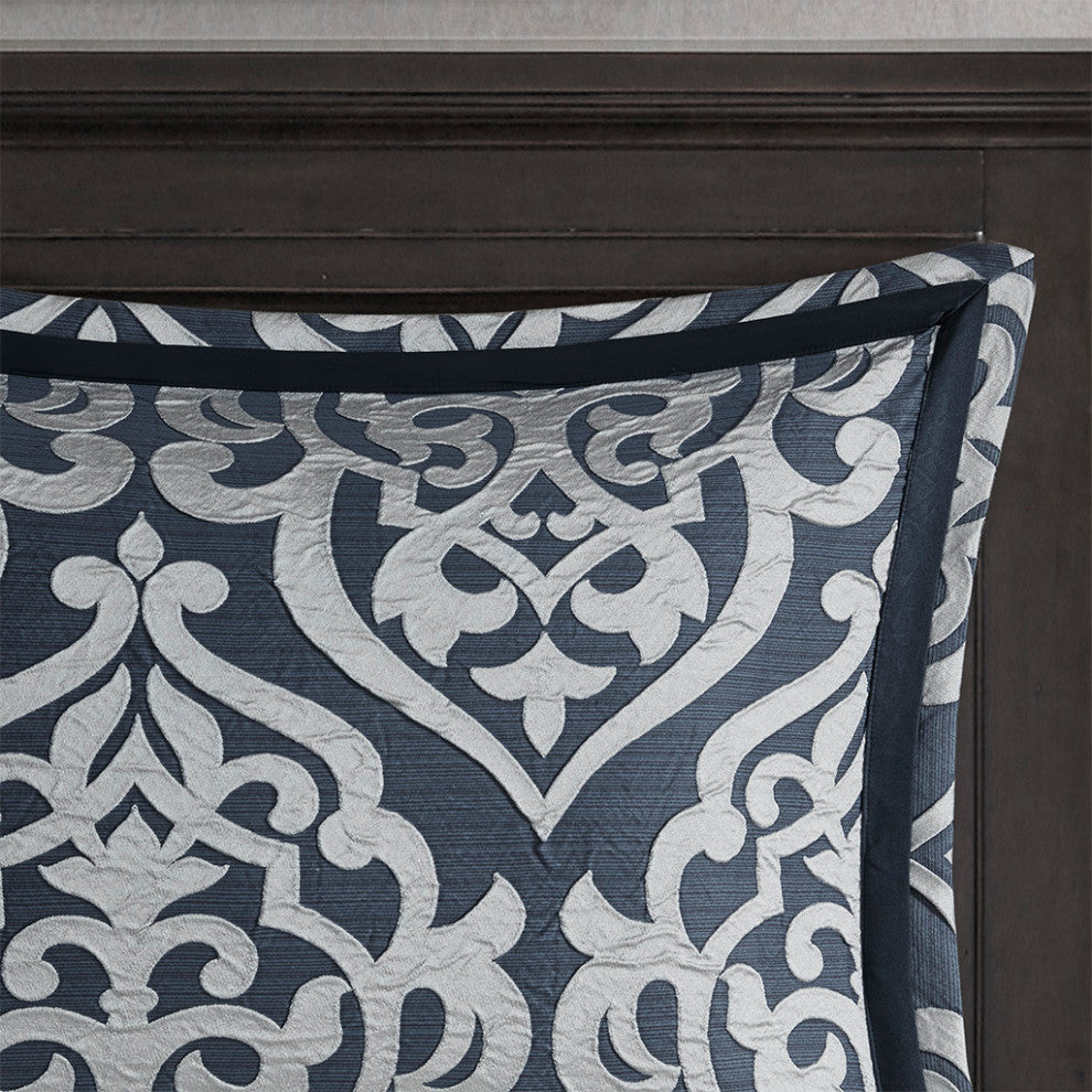 Madison Park Odette 8 Piece Jacquard Comforter Set
