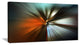 "Brown Focus Color" Abstract Digital Art Canvas Print