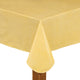 Cafe Deauville 100% Vinyl Tablecloth, Yellow, 52"x70"