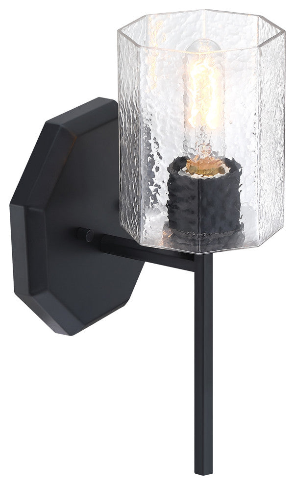 Designers Fountain D309M-WS Haven 15" Tall Wall Sconce - Matte Black