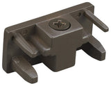 WAC Lighting H-Track End Cap, Dark Bronze