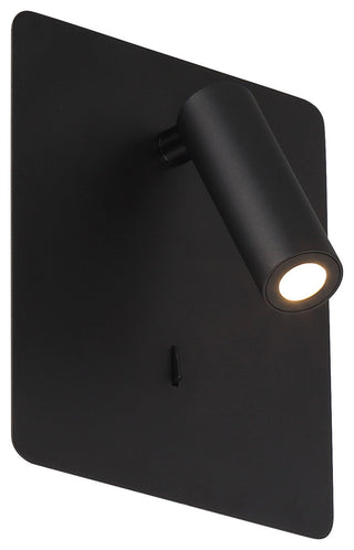 Villa LED Reading Light, Matte Black