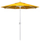 7.5' Aluminum Umbrella Push Tilt, Sunbrella, Sunflower Yellow
