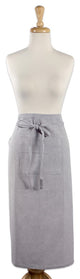 DII Gray Solid Chambray Bistro Apron