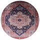 Ahgly Company Indoor Round Mid-Century Modern Area Rugs, 8' Round