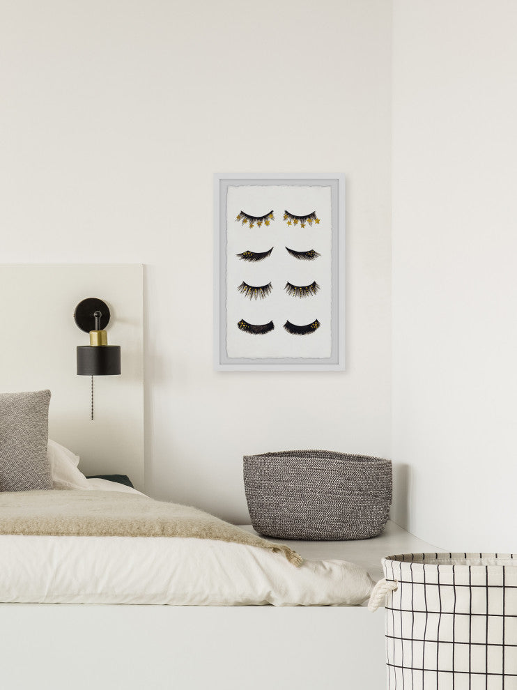 "Assorted Eyebrows" Framed Painting Print, 16x24