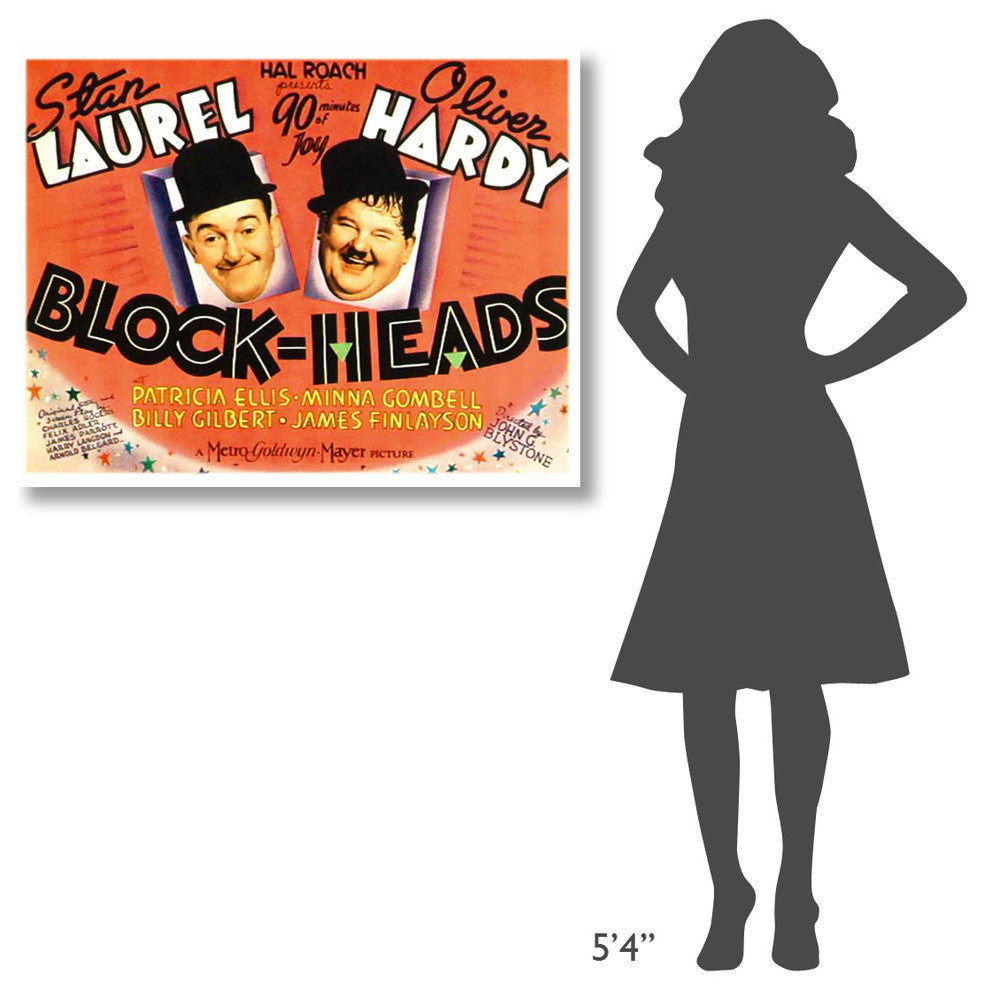 "Laurel & Hardy - Block-Heads, 1938" Canvas by Hollywood Photo Archive, 40x31"
