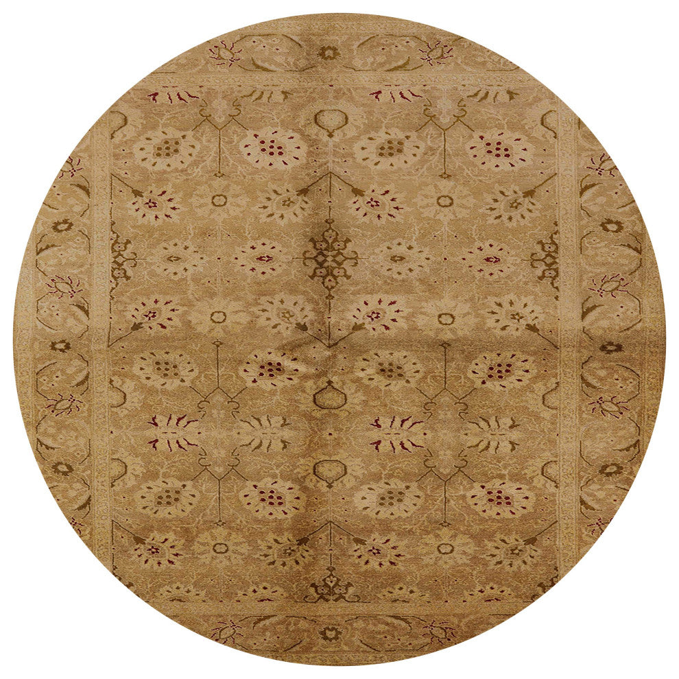 Ahgly Company Indoor Round Mid-Century Modern Area Rugs, 6' Round