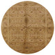 Ahgly Company Indoor Round Mid-Century Modern Area Rugs, 6' Round