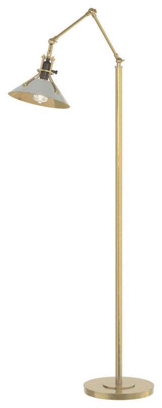 Henry Floor Lamp, Modern Brass, Sterling Accents