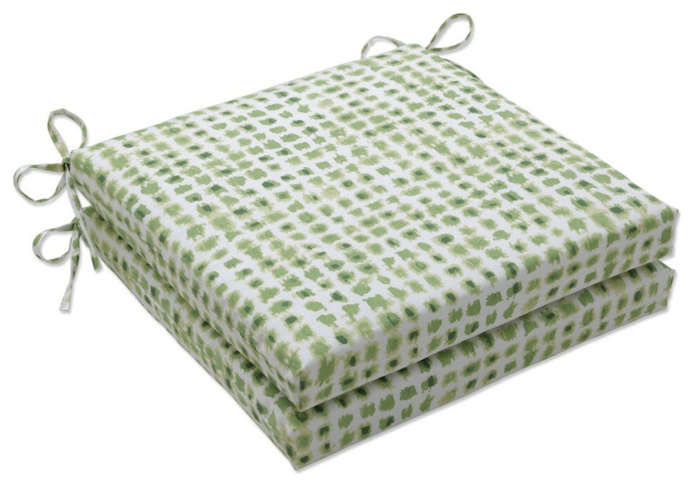 Alauda Grasshopper Squared Corners Seat Cushion 20x20x3, Set of 2