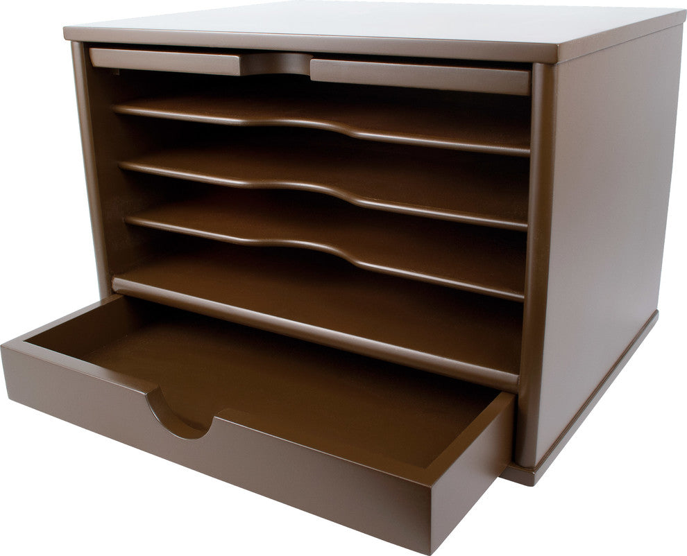 Desktop Organizer, Brown